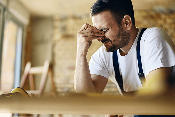 Un artisan qui ne trouve pas de chantier
